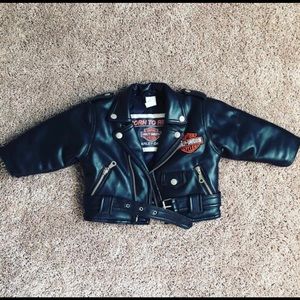 Kids Harley Davidson Leather Jacket